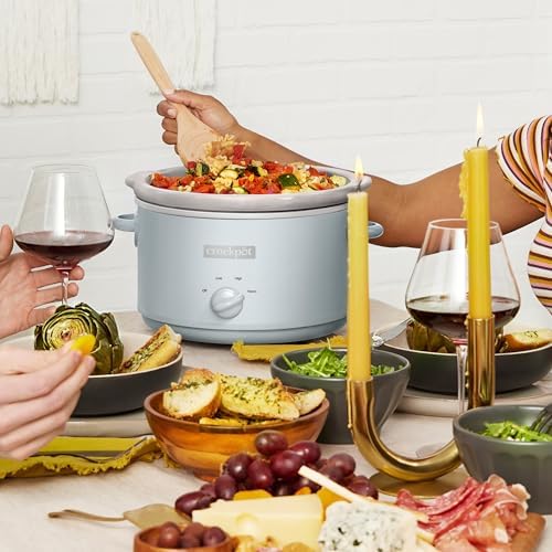 4.5 Quart Manual Slow Cooker – Macaroon Blue - Curated Catalog Y9