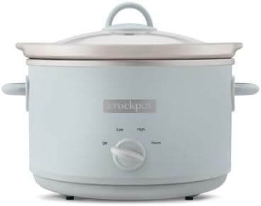 4.5 Quart Manual Slow Cooker – Macaroon Blue - Curated Catalog Y9