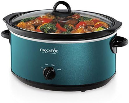 7 Quart Manual Slow Cooker – Turquoise - Curated Catalog R6