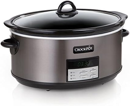8 Quart Programmable Slow Cooker with Auto Warm - Curated Catalog V5