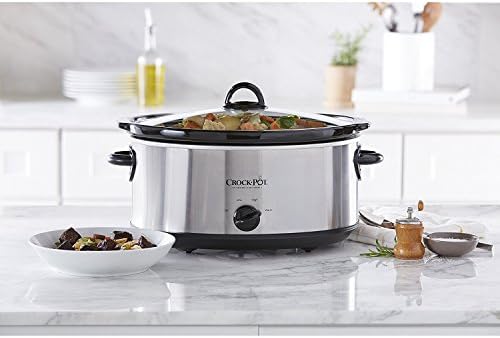 7 Quart Oval Manual Slow Cooker – Stainless Steel - Curated Catalog P1
