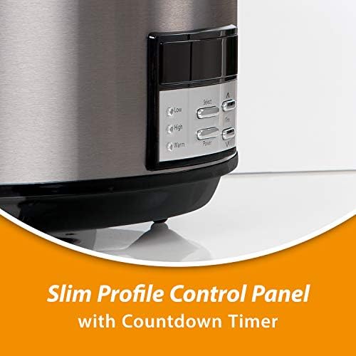 8 Quart Programmable Slow Cooker with Auto Warm - Curated Catalog V5
