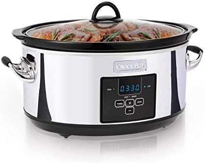 7 Quart Programmable Slow Cooker – Polished Platinum - Curated Catalog A9