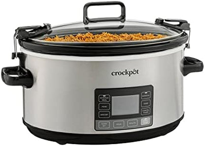7 Quart Portable Programmable Slow Cooker with Timer - Curated Catalog P0