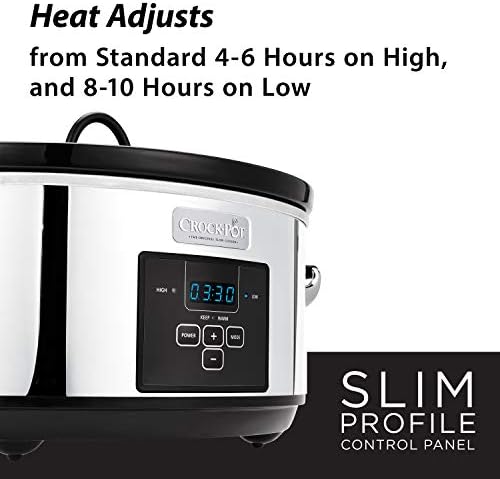7 Quart Programmable Slow Cooker – Polished Platinum - Curated Catalog A9