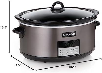 8 Quart Programmable Slow Cooker with Auto Warm - Curated Catalog V5