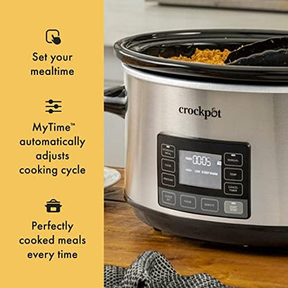7 Quart Portable Programmable Slow Cooker with Timer - Curated Catalog P0