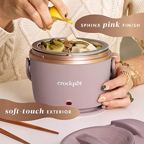 Electric Lunch Box Food Warmer 20oz – Blush Pink - Curated Catalog F4