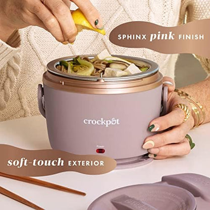 Electric Lunch Box Food Warmer 20oz – Blush Pink - Curated Catalog F4