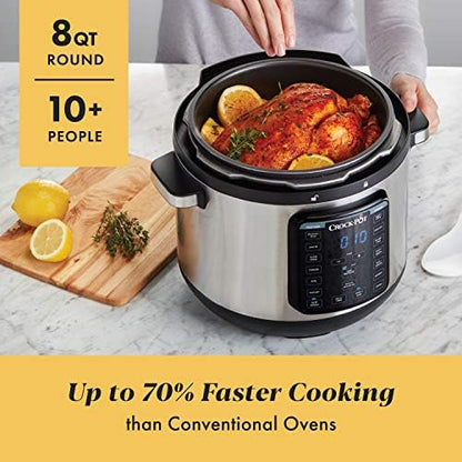 8 Quart Express Crock Multi-Use Pressure Cooker - Curated Catalog F4