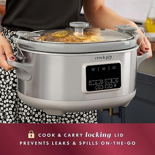 7 Quart Programmable Cook & Carry Slow Cooker - Curated Catalog O3