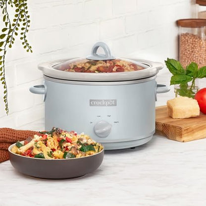 4.5 Quart Manual Slow Cooker – Macaroon Blue - Curated Catalog Y9