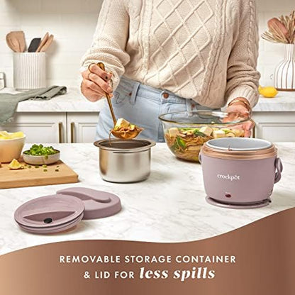 Electric Lunch Box Food Warmer 20oz – Blush Pink - Curated Catalog F4