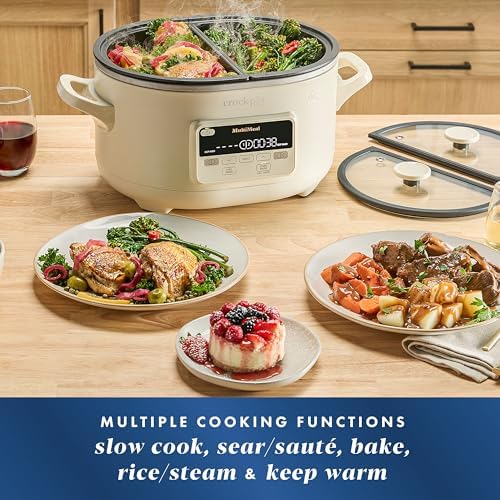 MultiMeal Multicooker with Programmable Slow Cooker - Curated Catalog A9