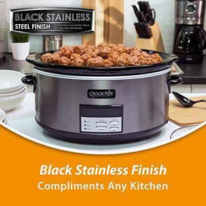 8 Quart Programmable Slow Cooker with Auto Warm - Curated Catalog V5
