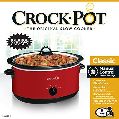 Express Crock 8 Quart Programmable Slow Cooker - Curated Catalog Y9