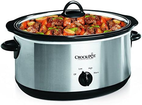 7 Quart Oval Manual Slow Cooker – Stainless Steel - Curated Catalog P1