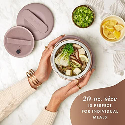 Electric Lunch Box Food Warmer 20oz – Blush Pink - Curated Catalog F4