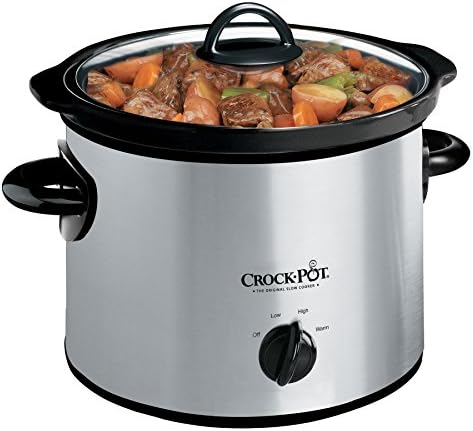 3 Quart Manual Slow Cooker – Silver - Curated Catalog M9