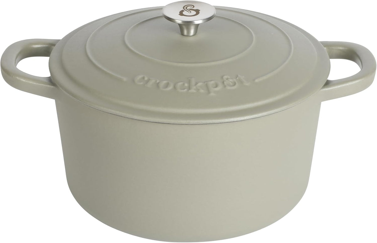 3 Quart Enameled Cast Iron Dutch Oven – Aqua - Curated Catalog P4