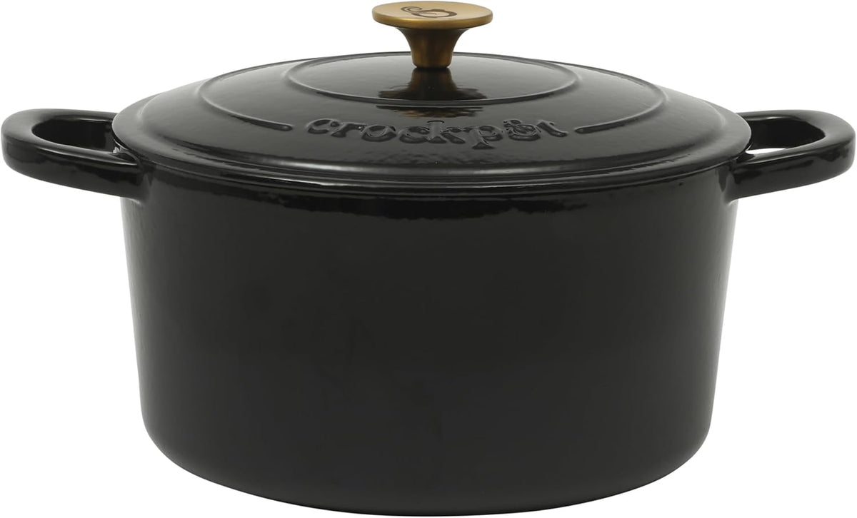 3 Quart Enameled Cast Iron Dutch Oven – Aqua - Curated Catalog G5