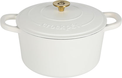 3 Quart Enameled Cast Iron Dutch Oven – Aqua - Curated Catalog G5