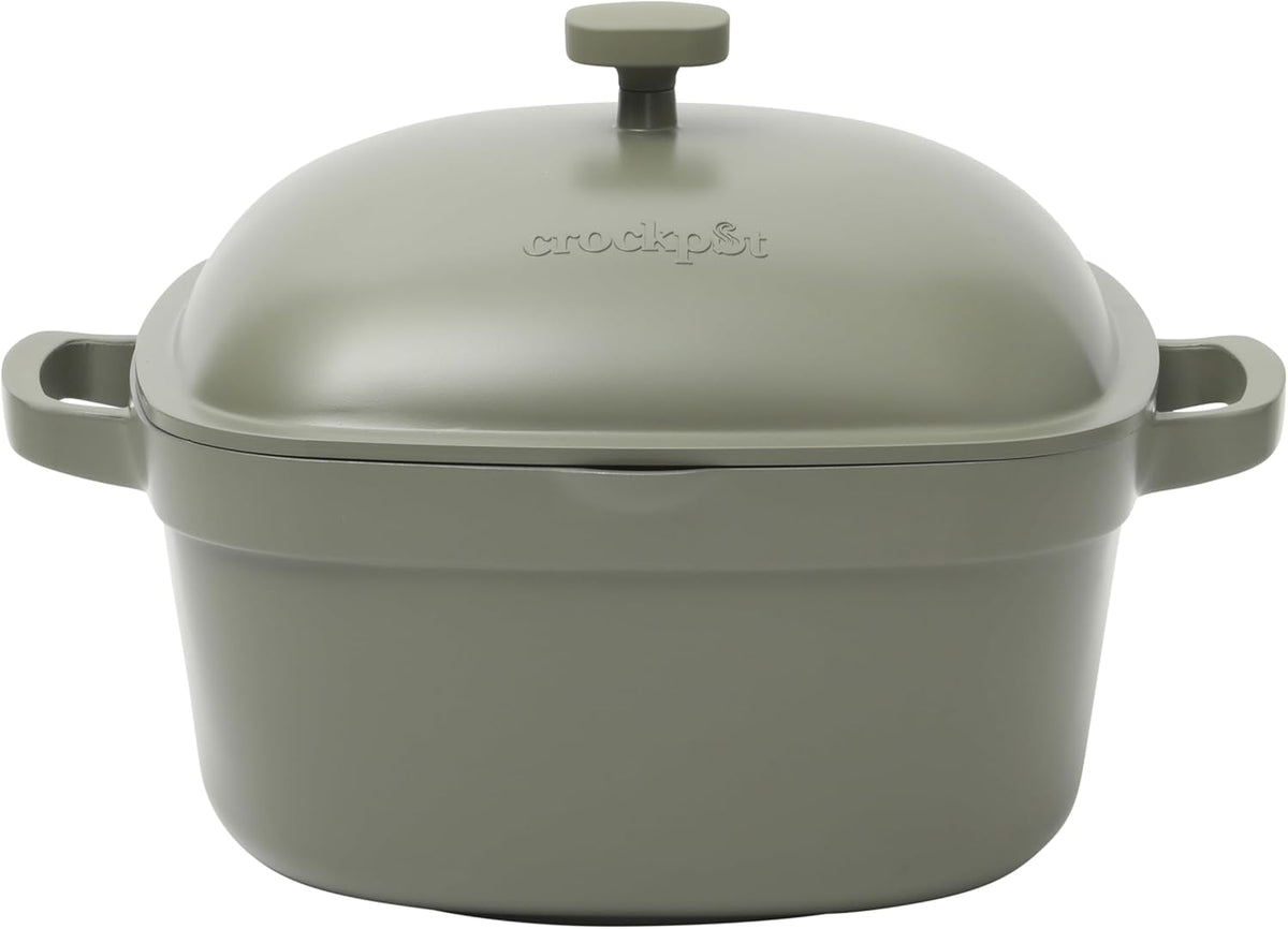 3 Quart Enameled Cast Iron Dutch Oven – Aqua - Curated Catalog P4